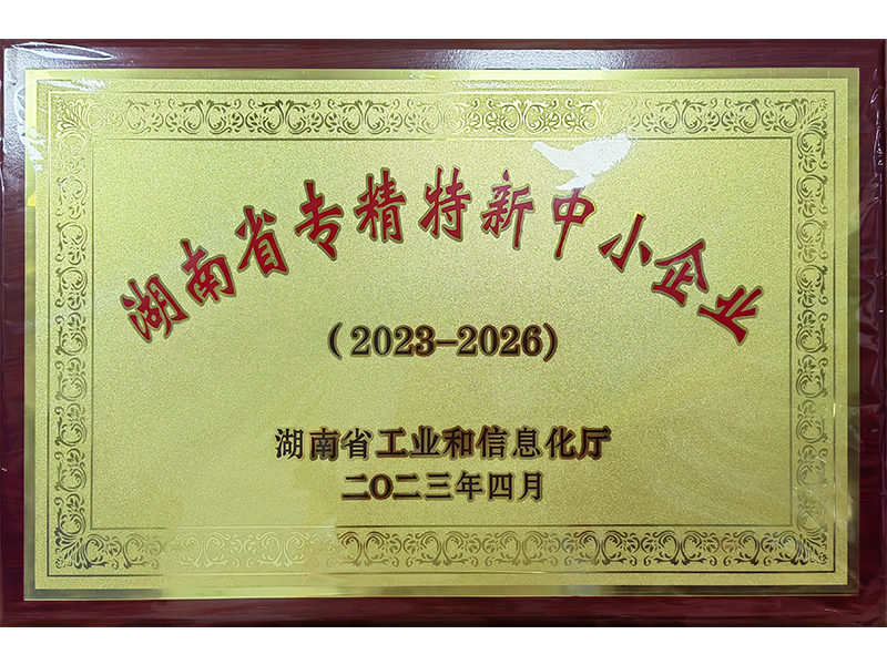 湖南省专精特新中小企业